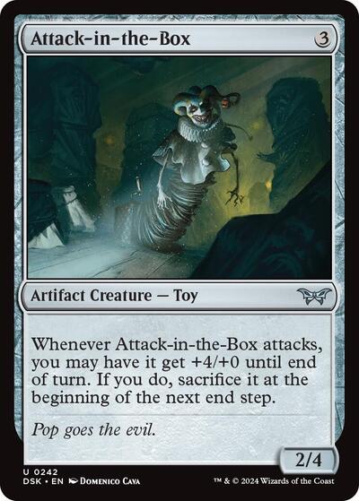 Attack-in-the-Box (Duskmourn: House of Horror) Near Mint - Nick Nack's Full Frontal Attack