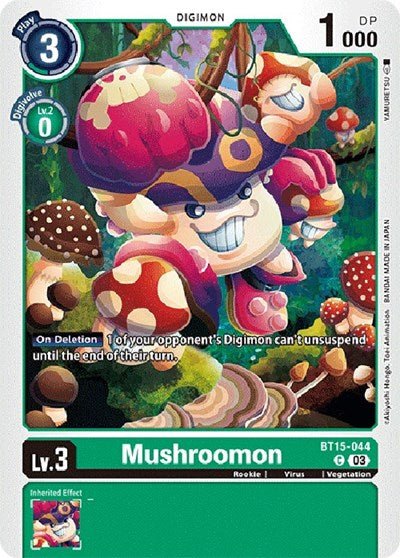 Mushroomon (Exceed Apocalypse) Near Mint - Nick Nack's Full Frontal Attack