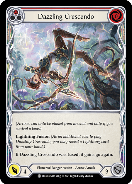 Dazzling Crescendo (Red) (Tales of Aria) Near Mint Unlimited - Nick Nack's Full Frontal Attack