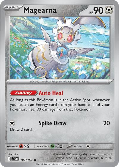 Magearna (SV09: Journey Together) Near Mint Holofoil - Nick Nack's Full Frontal Attack