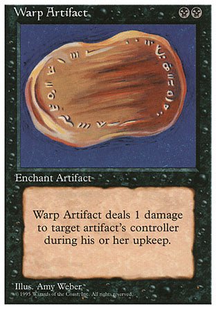 Warp Artifact (4th Edition) Light Play - Nick Nack's Full Frontal Attack