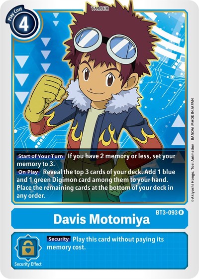 Davis Motomiya (Release Special Booster) Near Mint
