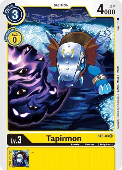Tapirmon (Starter Deck 03: Heaven's Yellow) Near Mint - Nick Nack's Full Frontal Attack