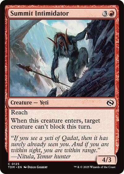 Summit Intimidator (Tarkir: Dragonstorm) Near Mint - Nick Nack's Full Frontal Attack