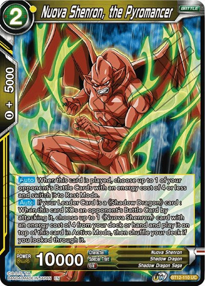 Nuova Shenron, the Pyromancer (Vicious Rejuvenation) Near Mint