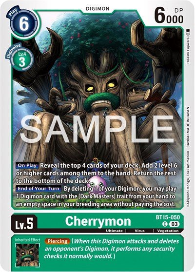 Cherrymon (Exceed Apocalypse) Near Mint - Nick Nack's Full Frontal Attack
