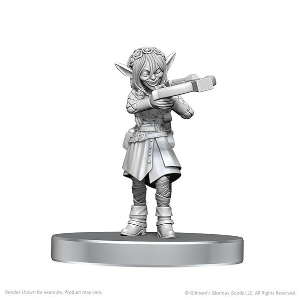 Critical Role Unpainted Miniatures: Veth Brenatto & Nott the Brave - Wave 26 - Nick Nack's Full Frontal Attack