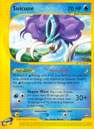 Suicune (Aquapolis) Light Play