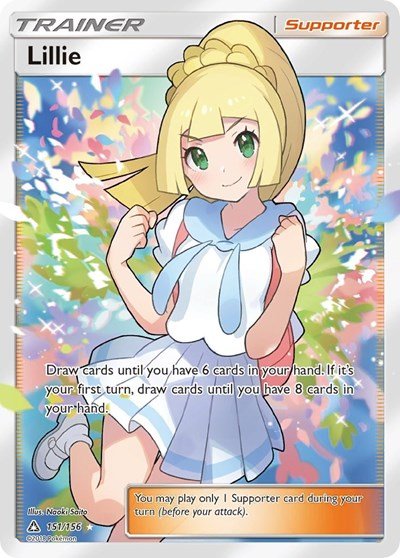 Lillie (Full Art) (SM - Ultra Prism) Near Mint Holofoil - Nick Nack's Full Frontal Attack