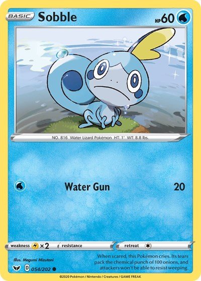 Sobble (054) (SWSH01: Sword & Shield Base Set) Near Mint - Nick Nack's Full Frontal Attack