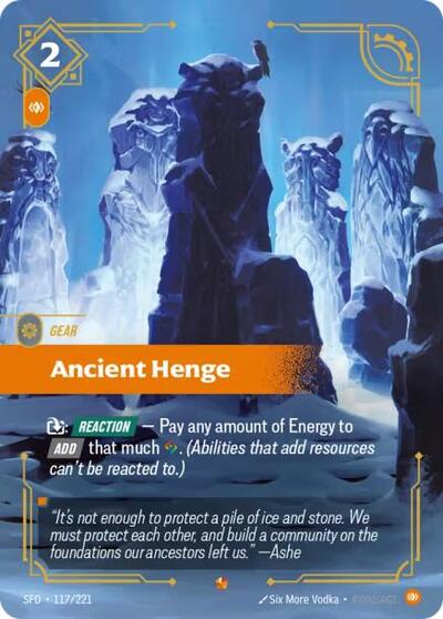 Ancient Henge (Spiritforged) Near Mint Foil