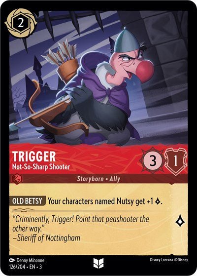 Trigger - Not - So - Sharp Shooter (Into the Inklands) Near Mint - Nick Nack's Full Frontal Attack