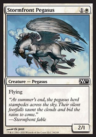 Stormfront Pegasus (Magic 2011 Core Set) Near Mint - Nick Nack's Full Frontal Attack