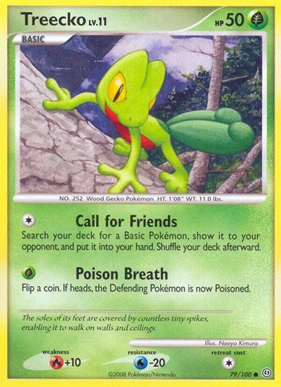 Treecko (Stormfront) Near Mint - Nick Nack's Full Frontal Attack