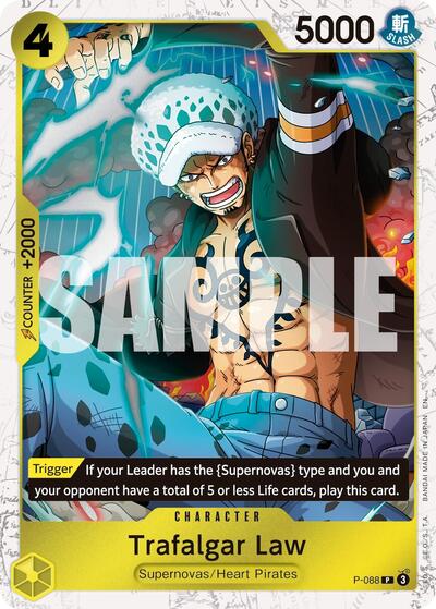 Trafalgar Law P-088 (Pirate Foil) (Premium Booster -The Best- Vol. 2) Near Mint Foil