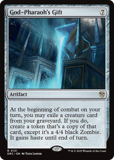 God - Pharaoh's Gift (Commander: Aetherdrift) Near Mint - Nick Nack's Full Frontal Attack