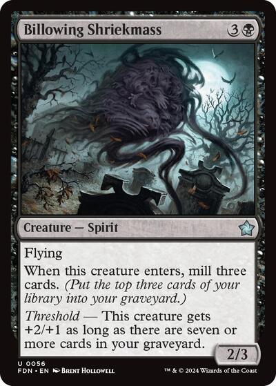 Billowing Shriekmass (Foundations) Near Mint - Nick Nack's Full Frontal Attack