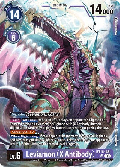 Leviamon (X Antibody) (Exceed Apocalypse) Near Mint Foil - Nick Nack's Full Frontal Attack