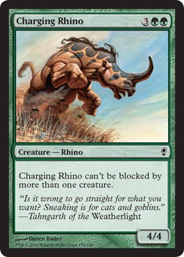 Charging Rhino (Conspiracy) Near Mint - Nick Nack's Full Frontal Attack