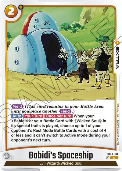 Babidi's Spaceship (Raging Roar) Near Mint Holofoil