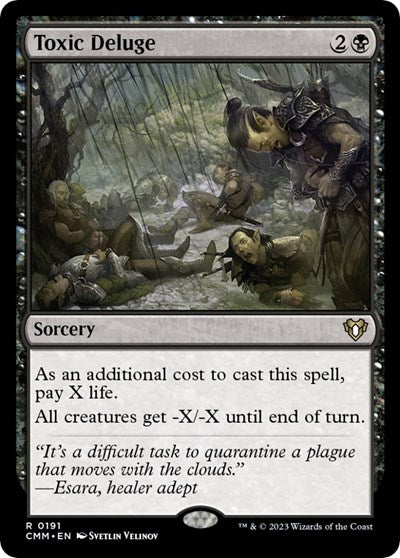 Toxic Deluge (Commander Masters) Near Mint Foil
