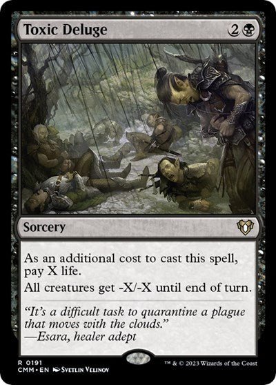 Toxic Deluge (Commander Masters) Near Mint Foil - Nick Nack's Full Frontal Attack