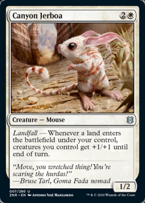 Canyon Jerboa (Zendikar Rising) Near Mint