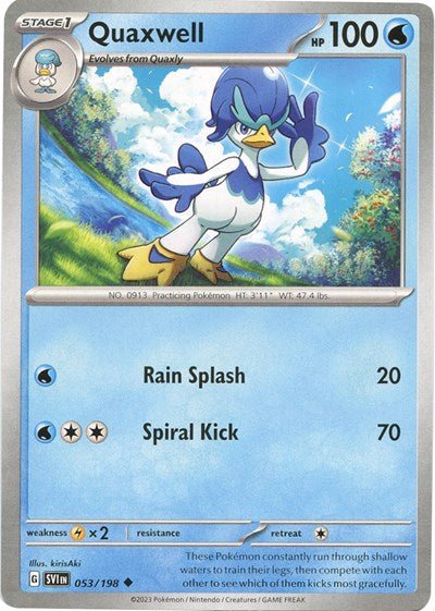 Quaxwell (Scarlet and Violet: Base Set) Near Mint - Nick Nack's Full Frontal Attack