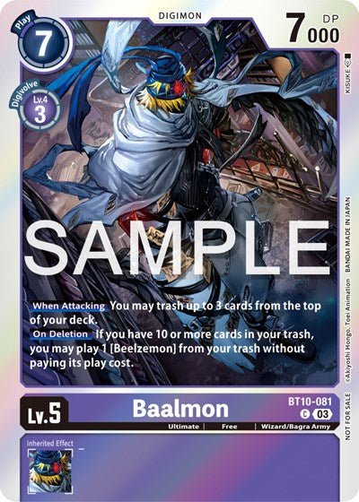 Baalmon (Winner Pack - Exceed Apocalypse - ) (Xros Encounter) Near Mint Foil - Nick Nack's Full Frontal Attack