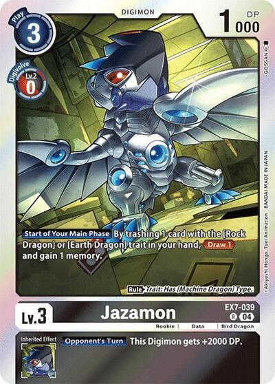 Jazamon (Digimon LIBERATOR) Near Mint Foil - Nick Nack's Full Frontal Attack