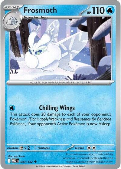Frosmoth (ME01: Mega Evolution) Near Mint - Nick Nack's Full Frontal Attack