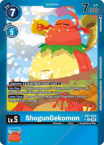 ShogunGekomon (Foil) (Digimon LIBERATOR) Near Mint Foil