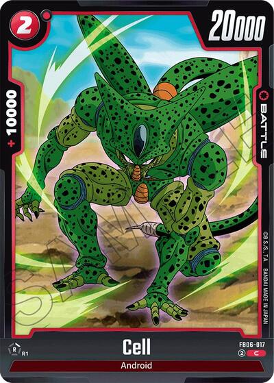 Cell (Rivals Clash) Near Mint - Nick Nack's Full Frontal Attack