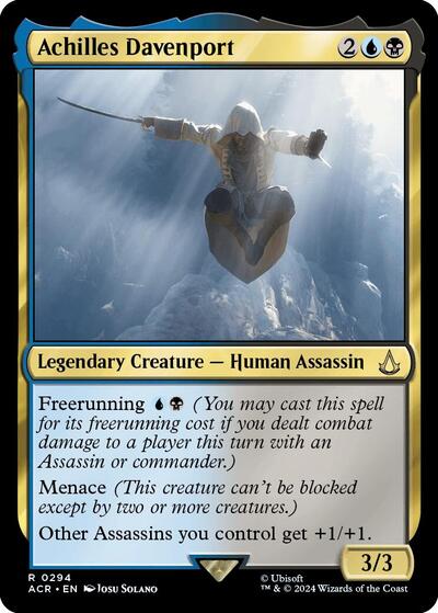 Achilles Davenport (Universes Beyond: Assassin's Creed) Near Mint - Nick Nack's Full Frontal Attack