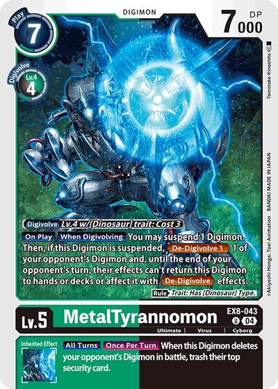 MetalTyrannomon (Chain of Liberation) Near Mint - Nick Nack's Full Frontal Attack