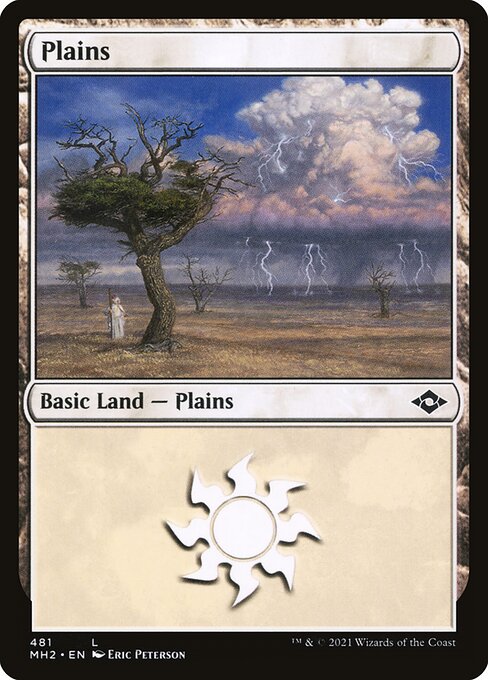 Plains (481) (Foil Etched) (Modern Horizons 2) Near Mint Foil
