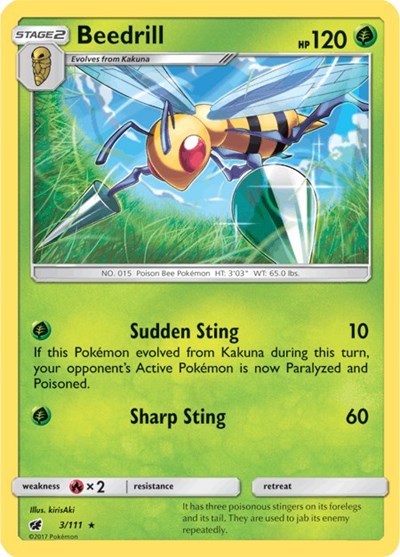 Beedrill (SM - Crimson Invasion) Near Mint
