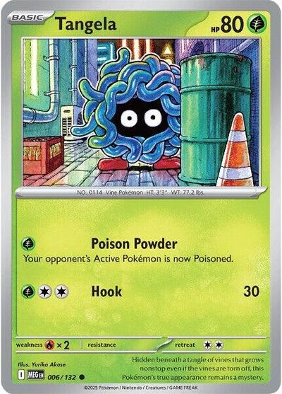 Tangela (ME01: Mega Evolution) Near Mint - Nick Nack's Full Frontal Attack