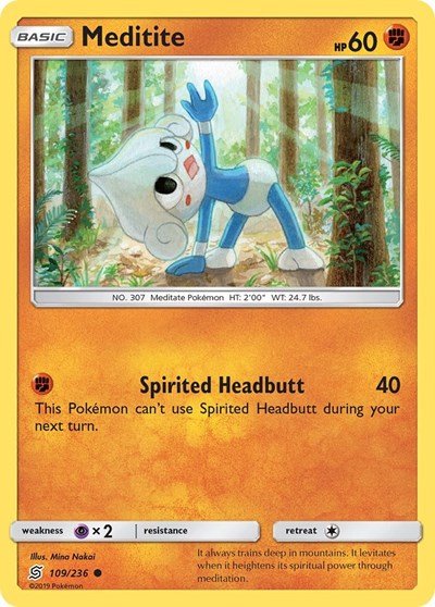 Meditite (SM - Unified Minds) Near Mint - Nick Nack's Full Frontal Attack