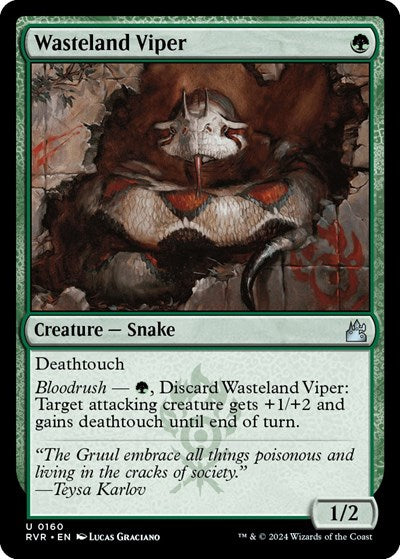 Wasteland Viper (Ravnica Remastered) Near Mint