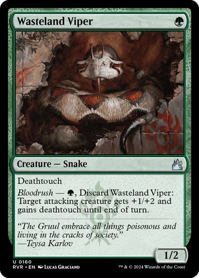 Wasteland Viper (Ravnica Remastered) Near Mint - Nick Nack's Full Frontal Attack