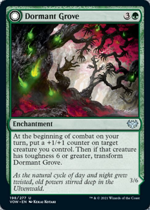 Dormant Grove / Gnarled Grovestrider (Innistrad: Crimson Vow) Near Mint - Nick Nack's Full Frontal Attack