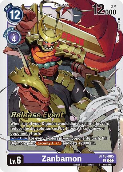 Zanbamon (Release Special Booster 2.0 Pre-Release Cards) Near Mint Foil