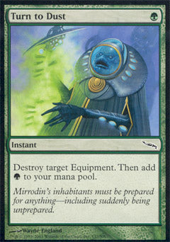 Turn to Dust (Mirrodin) Light Play