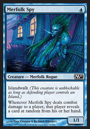 Merfolk Spy (Magic 2011 Core Set) Near Mint - Nick Nack's Full Frontal Attack