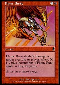 Flame Burst (Odyssey) Near Mint - Nick Nack's Full Frontal Attack
