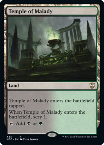 Temple of Malady (Commander: Streets of New Capenna) Near Mint - Nick Nack's Full Frontal Attack