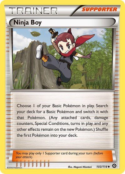 Ninja Boy (XY - Steam Siege) Near Mint - Nick Nack's Full Frontal Attack