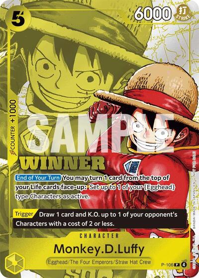 Monkey.D.Luffy (Winner Pack 2026 Vol. 2) (One Piece Promotion Cards) Near Mint Foil - Nick Nack's Full Frontal Attack