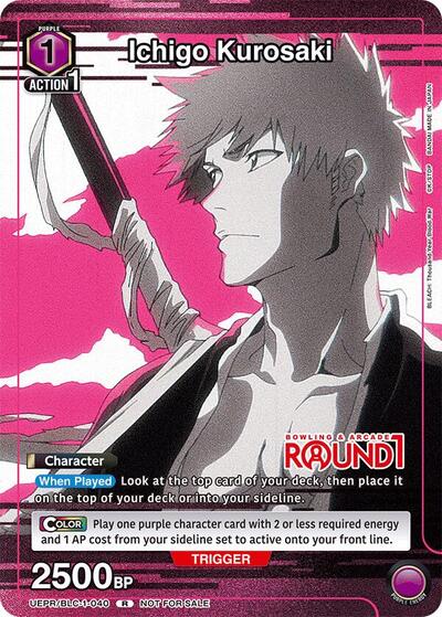Ichigo Kurosaki (Round1 Bowling and Arcade) (Union Arena Promotion Cards) Near Mint Foil
